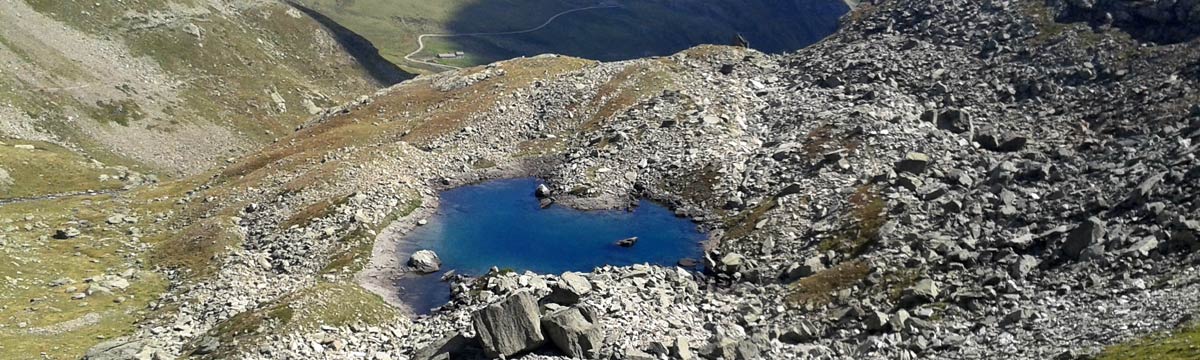 Lac Balanselmo sur le Tour du Cervin Lac Balanselmo sur le Tour du Cervin